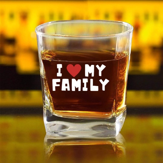 Patriotic Bald Eagle - USA American Flag 4th of Ju Square Whiskey Glasses