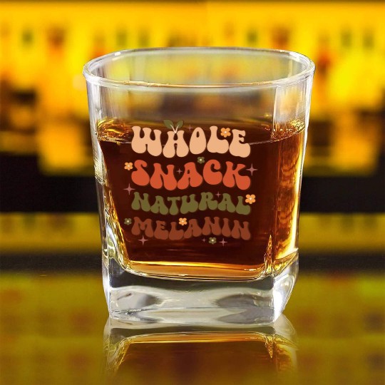 Whole Snack Natural Melanin, Independence Day Square Whiskey Glasses