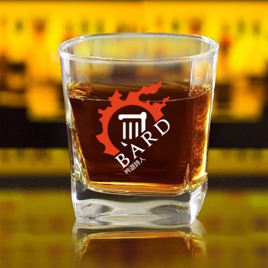 Bard For Warriors Of Light Darkness Square Whiskey Glasses