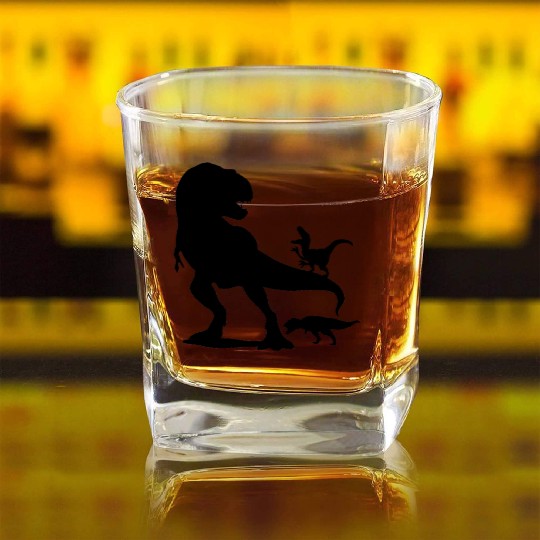 Mamasaurus Square Whiskey Glasses