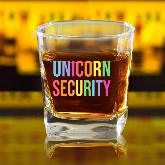 Uorn Security Dad Mom Daughter Square Whiskey Glasses
