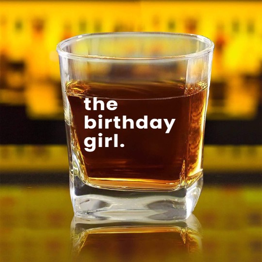 The - Happy Youth Square Whiskey Glasses