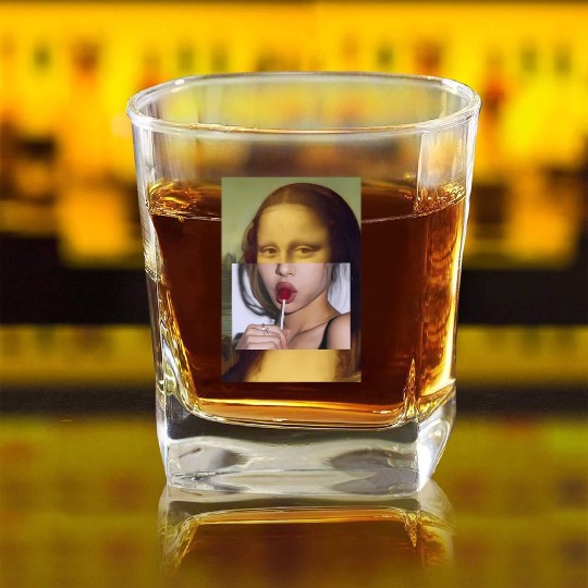 Mona Lisa Lollipop Mona Lisa Square Whiskey Glasses