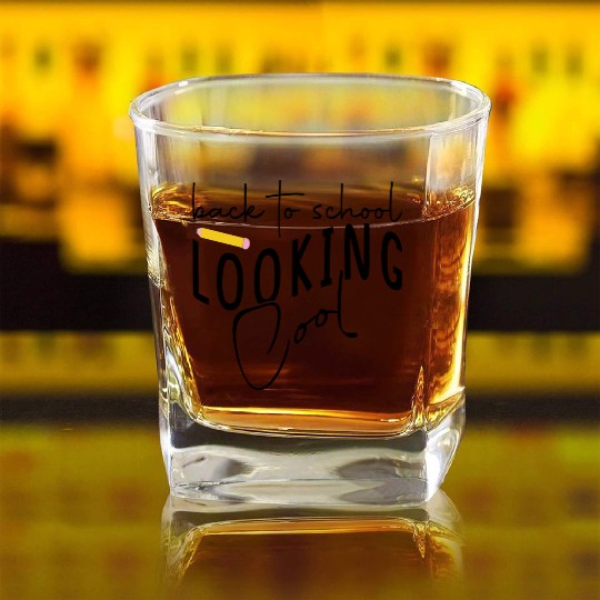 Back to School looking Cool Square Whiskey Glasses