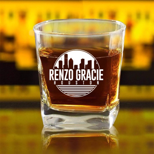 Renzo Gracie Jiu Jitsu Houston Square Whiskey Glasses