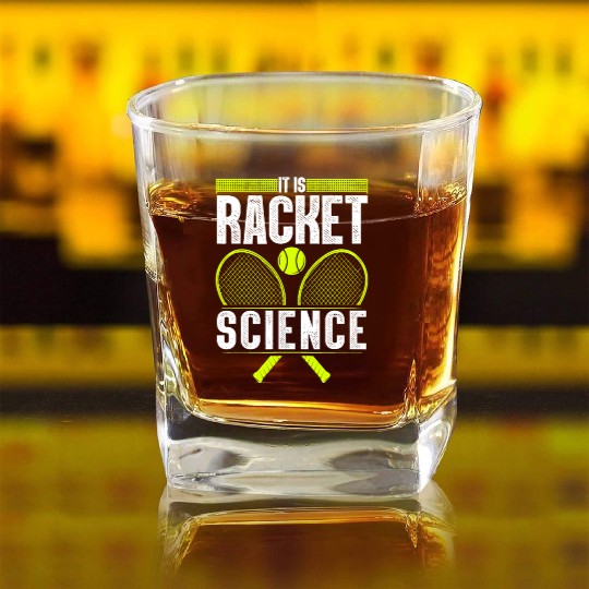 Cool Tennis For Men Women Tennis Player Coach Square Whiskey Glasses