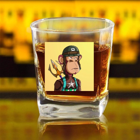 BROWN 922 Square Whiskey Glasses