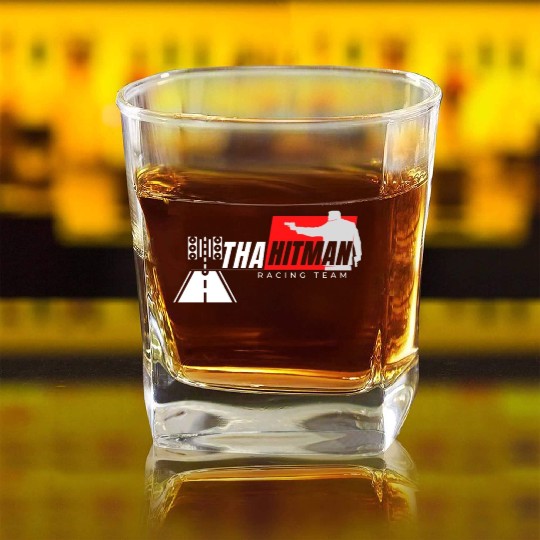 Tha Hitman Racing Team Square Whiskey Glasses