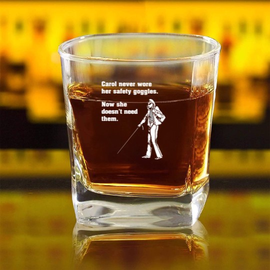 Carol Safety Goggles Science Chemistry Square Whiskey Glasses