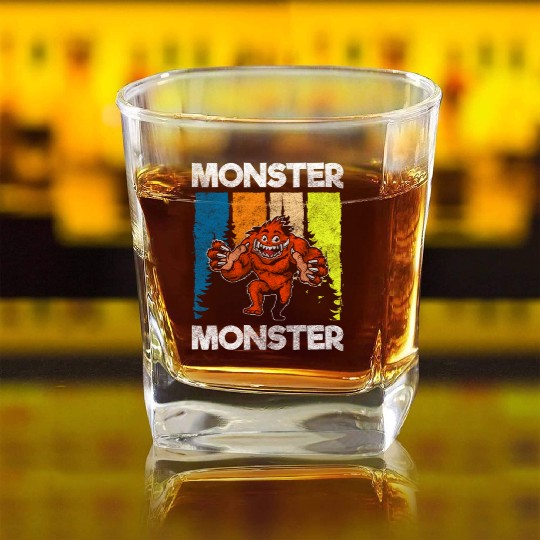 Monster Fright Character Monster Hunter Square Whiskey Glasses