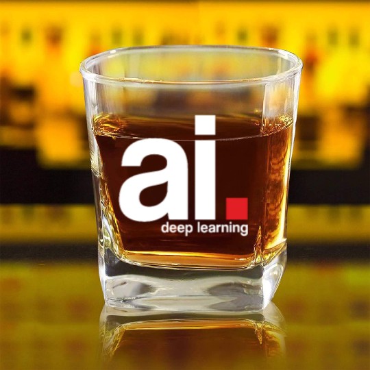 Ai, Deep Learning Square Whiskey Glasses