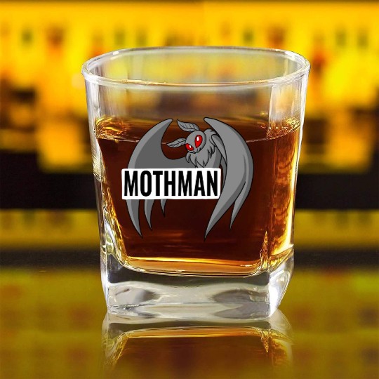 Mothman Square Whiskey Glasses