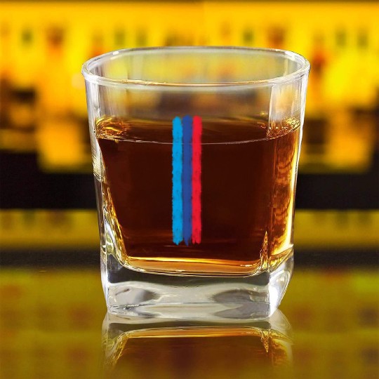 Motorsport Power Line Square Whiskey Glasses