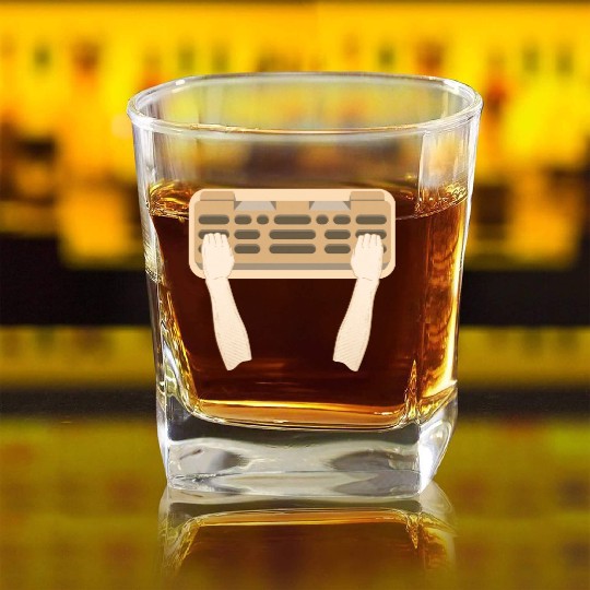 Rock Climbing Gym Hangboard Square Whiskey Glasses