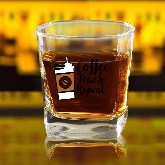 Teacher Teacher Day Teacher Teacher Dayteacher S Square Whiskey Glasses