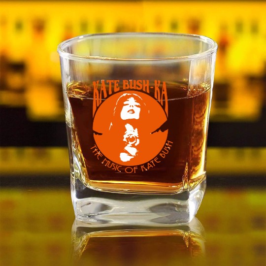Kate Bush Square Whiskey Glasses