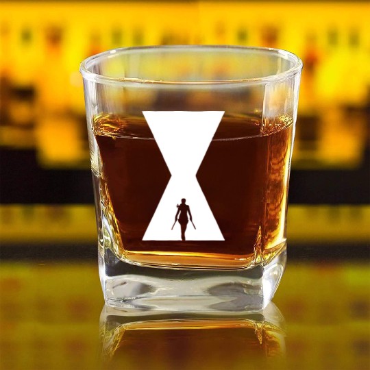 The Black Widow Square Whiskey Glasses