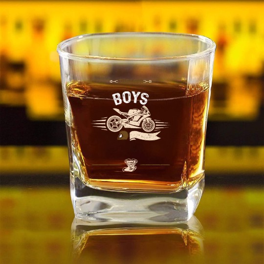 The Lost Boys - Motorcycle Square Whiskey Glasses