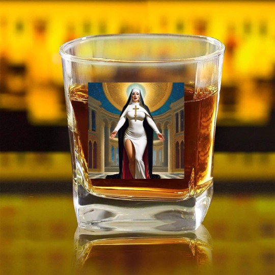 Holy Ghost Square Whiskey Glasses