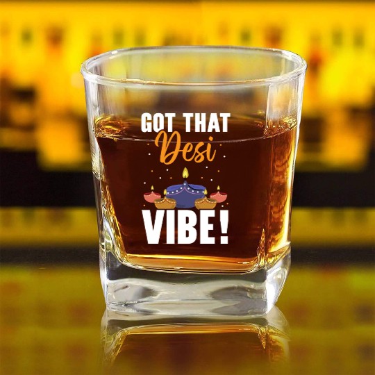 Happy Diwali Diwali Festival Indian Hindu Hinduism Square Whiskey Glasses