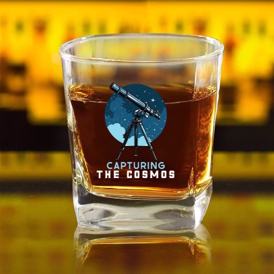 Astrophotography Astronomy Space Camera Star Watch Square Whiskey Glasses