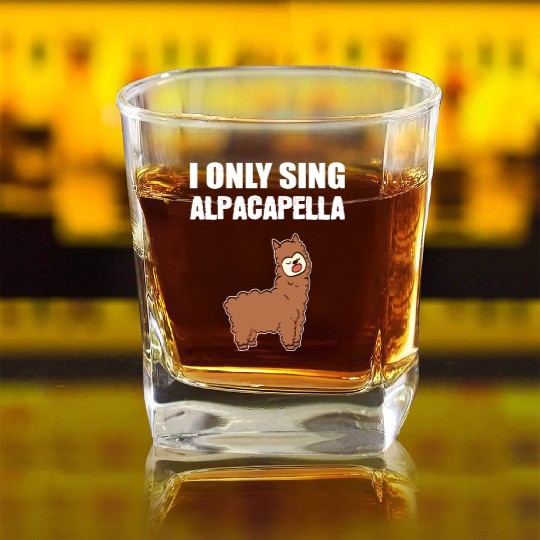 Alpacapella Orchestra Member Gift Square Whiskey Glasses