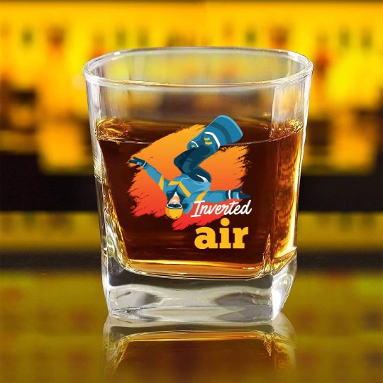 Freestyle Snowboarding Inverted Air Snowboard Square Whiskey Glasses