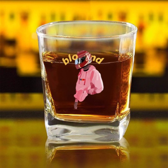 Blond Frank Ocean Square Whiskey Glasses