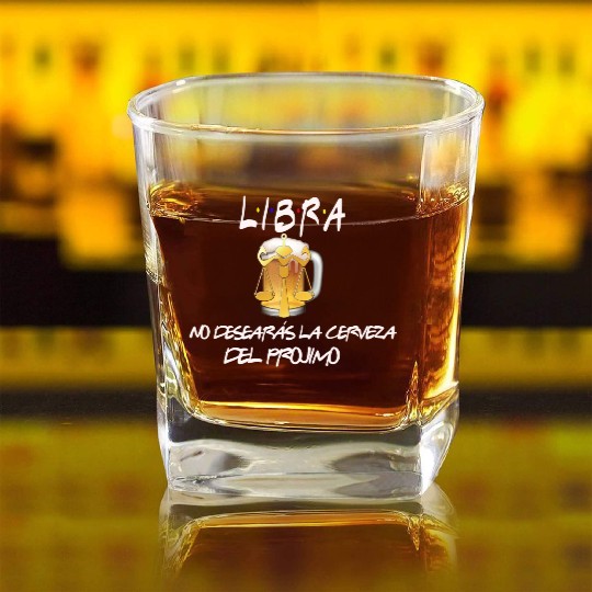 Libra Friends Berr Lovers Square Whiskey Glasses