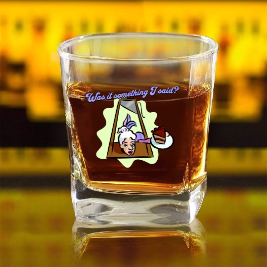 Marie Antoinette Bastille Day Cake Square Whiskey Glasses