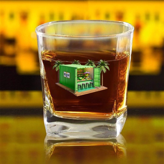 Saebox Margarita Collection IV Square Whiskey Glasses