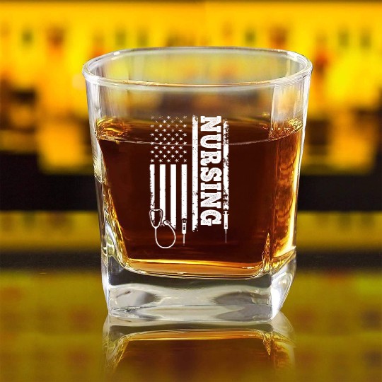 Nursing Hospital Nurse Registered Nurse Nurse US F Square Whiskey Glasses