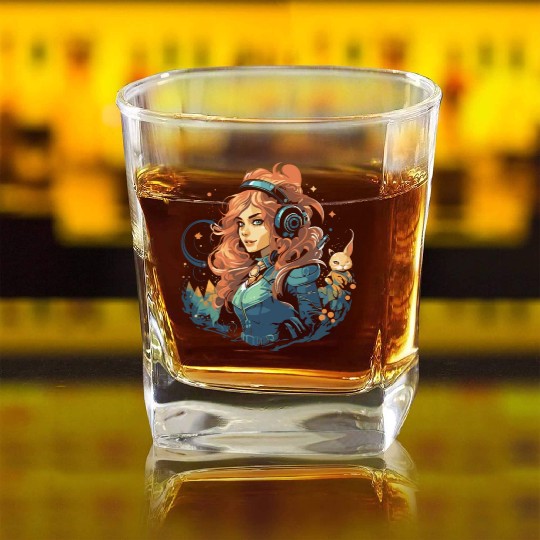 Larping Larp Larper Live Action Role Video Game Square Whiskey Glasses