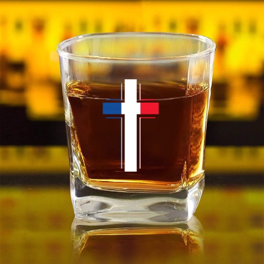 Canada Faithful Catholic Square Whiskey Glasses