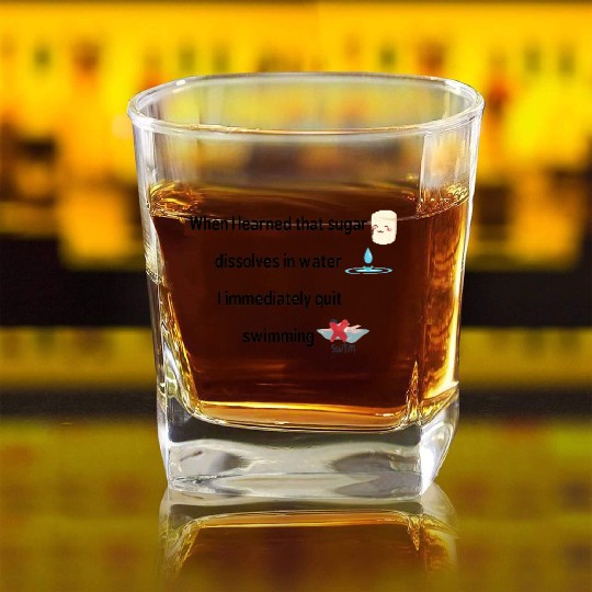 Sayings about self-confidence, self-love sayings, Square Whiskey Glasses