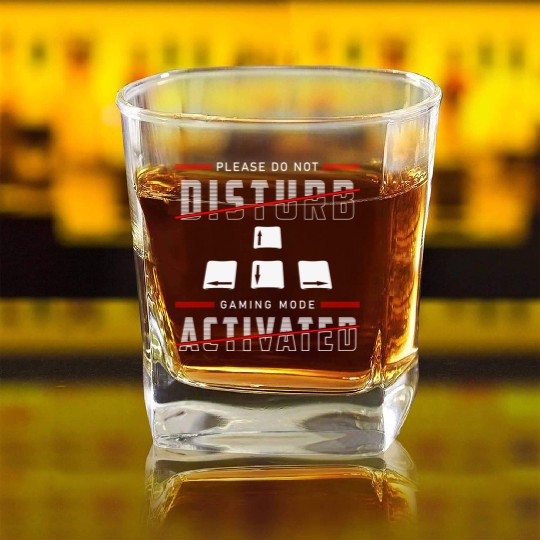 Pc Geek Square Whiskey Glasses
