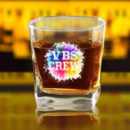 VBS Colorful Bible Vacation School Love Square Whiskey Glasses