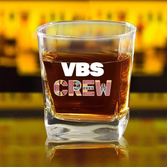 VBS Colorful Bible Vacation School Love Square Whiskey Glasses