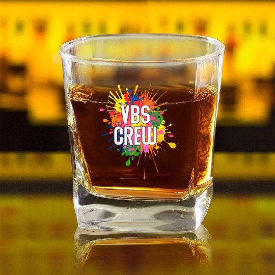 VBS Colorful Bible Vacation School Love Square Whiskey Glasses