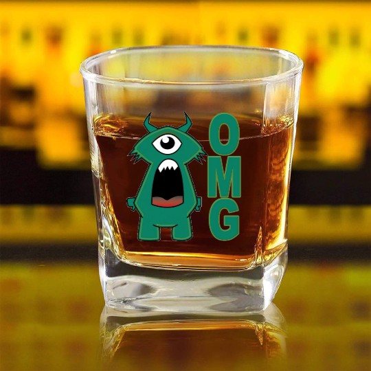 OMG Monster Square Whiskey Glasses