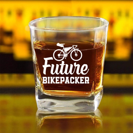 Bikepacking Toddler Newborn Bikepacker Future Bike Square Whiskey Glasses