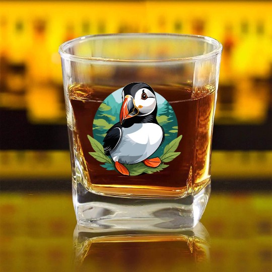 Puffin Square Whiskey Glasses