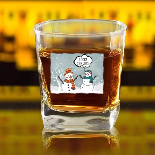 Science Nerd Physics Student Jokes Geek Square Whiskey Glasses
