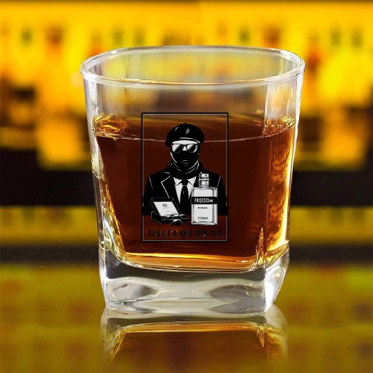 Irish Fathers Day - Tiocfaidh Ár Lá Square Whiskey Glasses