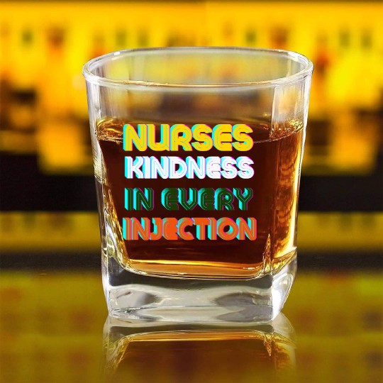 Kindness of nurses Square Whiskey Glasses