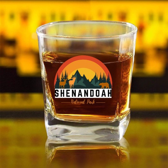 Shenandoah national park Square Whiskey Glasses