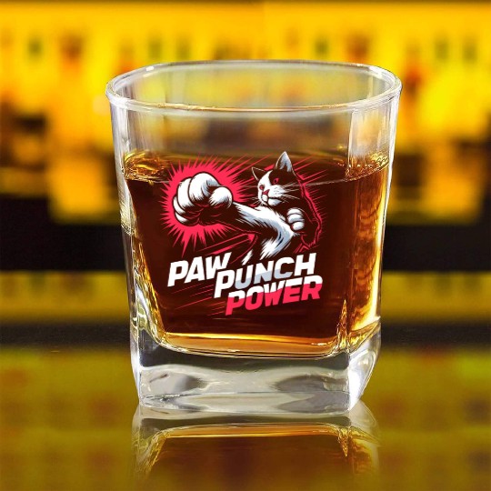 Kung Fu Chinese Kung Fu Asian Kung Fu Self defense Square Whiskey Glasses