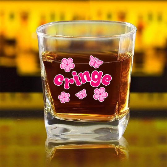 Cringe Square Whiskey Glasses