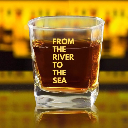from the river to the sea Square Whiskey Glasses