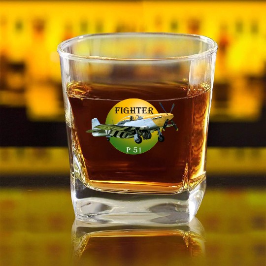 P-51 Square Whiskey Glasses